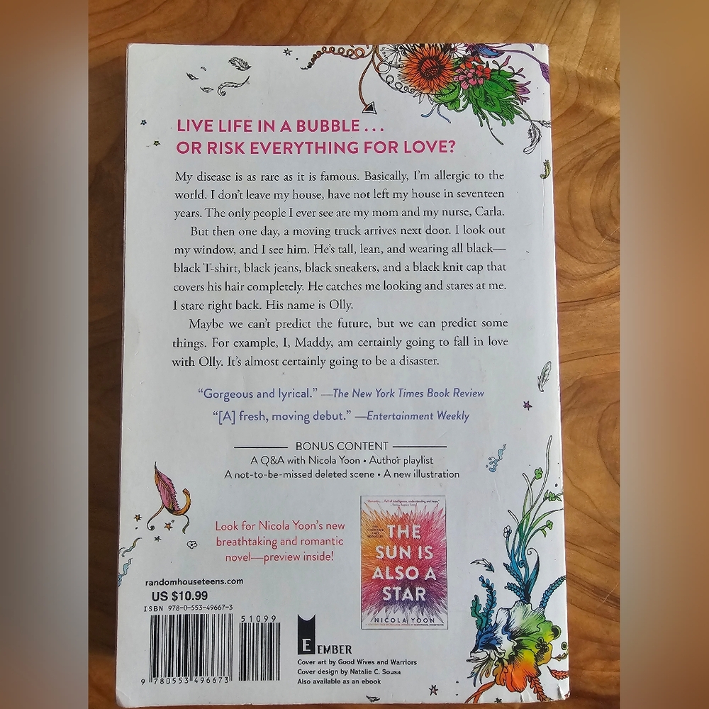 Everything Everything Book By Nicola Yoon - Picture 2 of 2